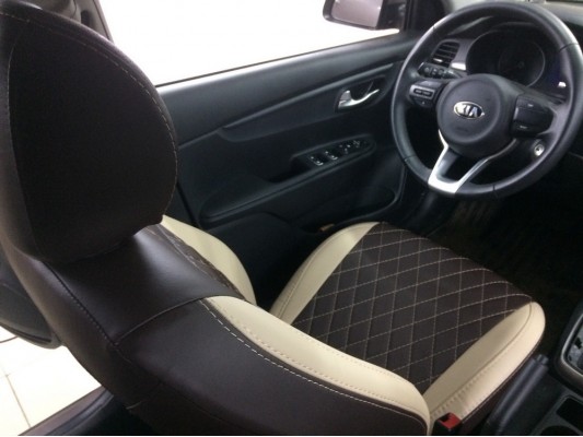 Авточехлы на Kia Rio 4 X-Line Авточехлы на Kia Rio 4 X-Line