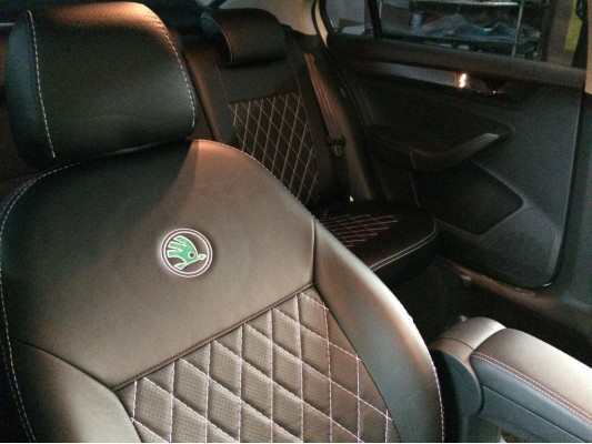 Авточехлы на Skoda Rapid FL